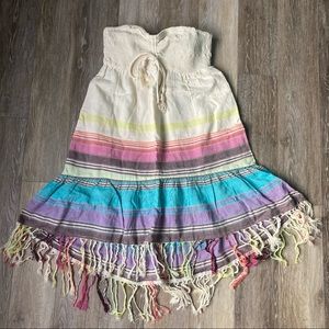 Billabong fringe hippie style dress